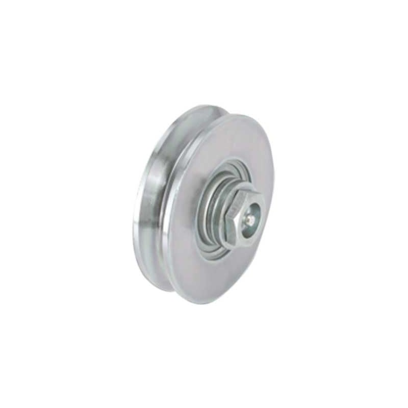 RUOTA CON BULLONE PER CANCELLI C/INGRASSATORE 100 mm
