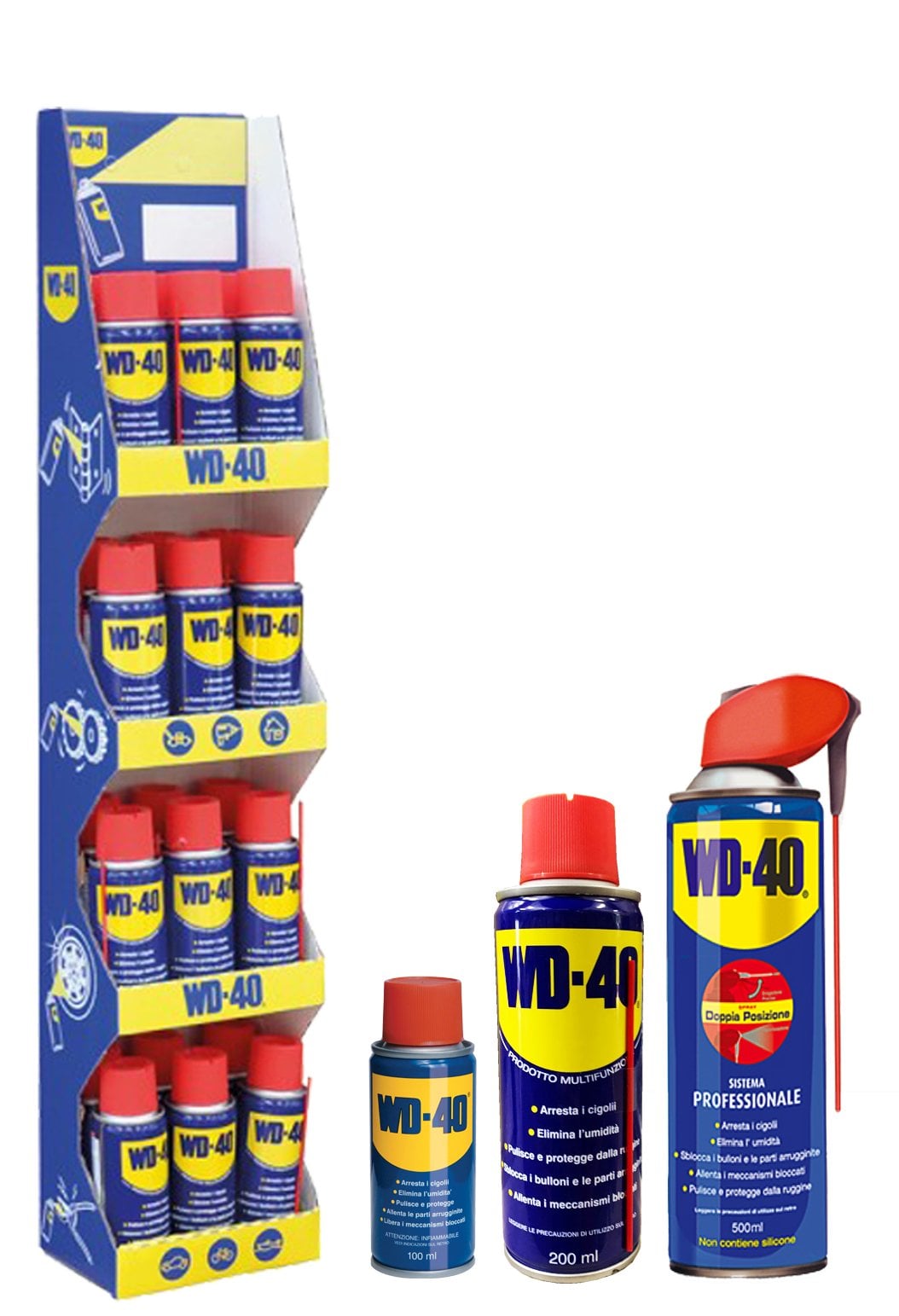 SBLOCCANTE LUBRIFICANTE 'WD-40' 100 ml - Expo Appendibile