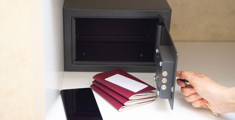 CASSAFORTE CON CHIAVE 400(L)x200(P)x250(H) mm