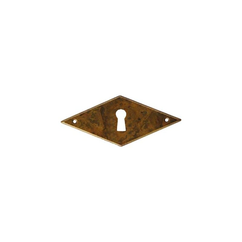 BOCCHETTA PER MOBILI '8046' ORIZZONTALE 55x28 mm - Patinato antico