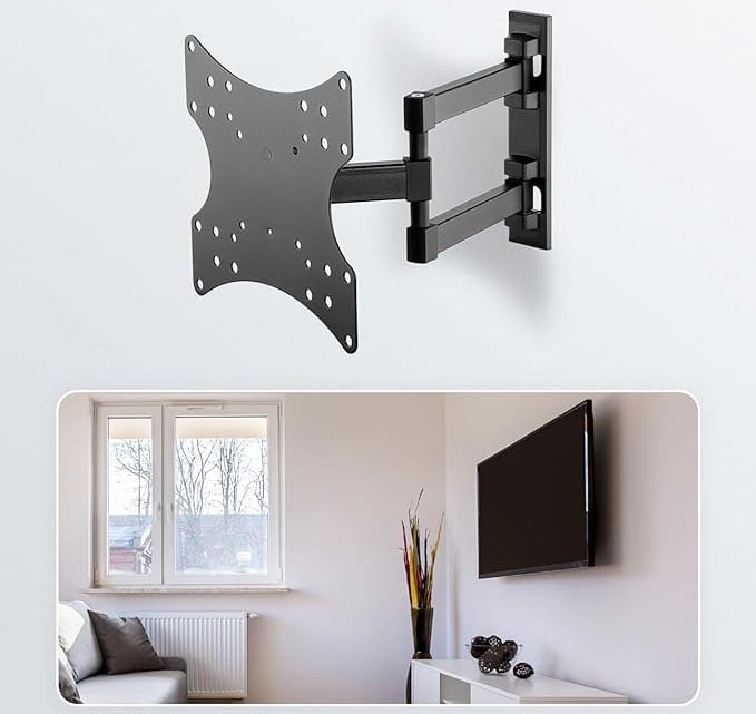SUPPORTO A PARETE PER TV TRE SNODI '28-42' Per schermi da 28" a 42"