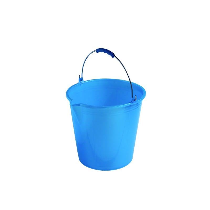 EIMER MIT AUSGUSS BLAU 12 l