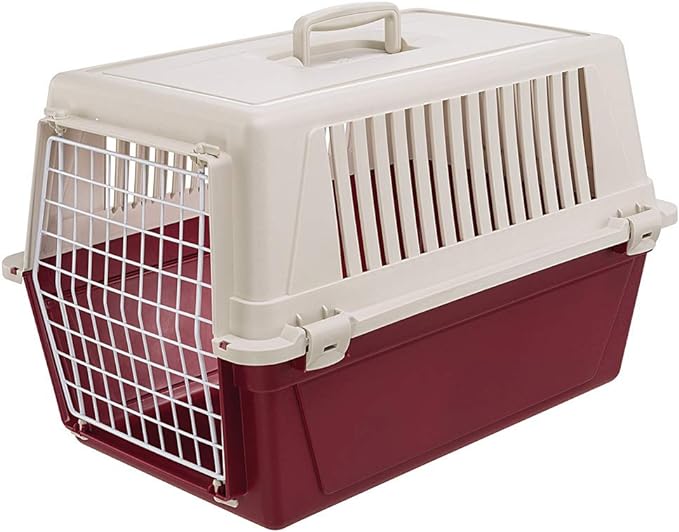 CAGE DE TRANSPORT POUR CHIENS ET CHATS « ATLAS EL » 60x40x38h cm