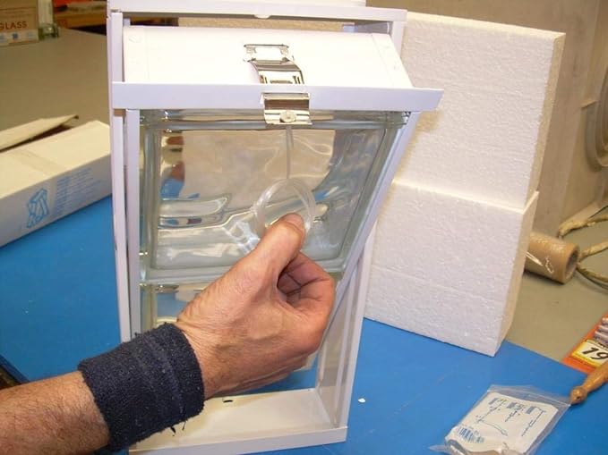 CHÂSSIS POUR DALLE DE VERRE 19x39x8 - 2 places