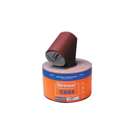 CARTA ABRASIVA 'C824' 50 MT mm 115x50 mt - grana 40