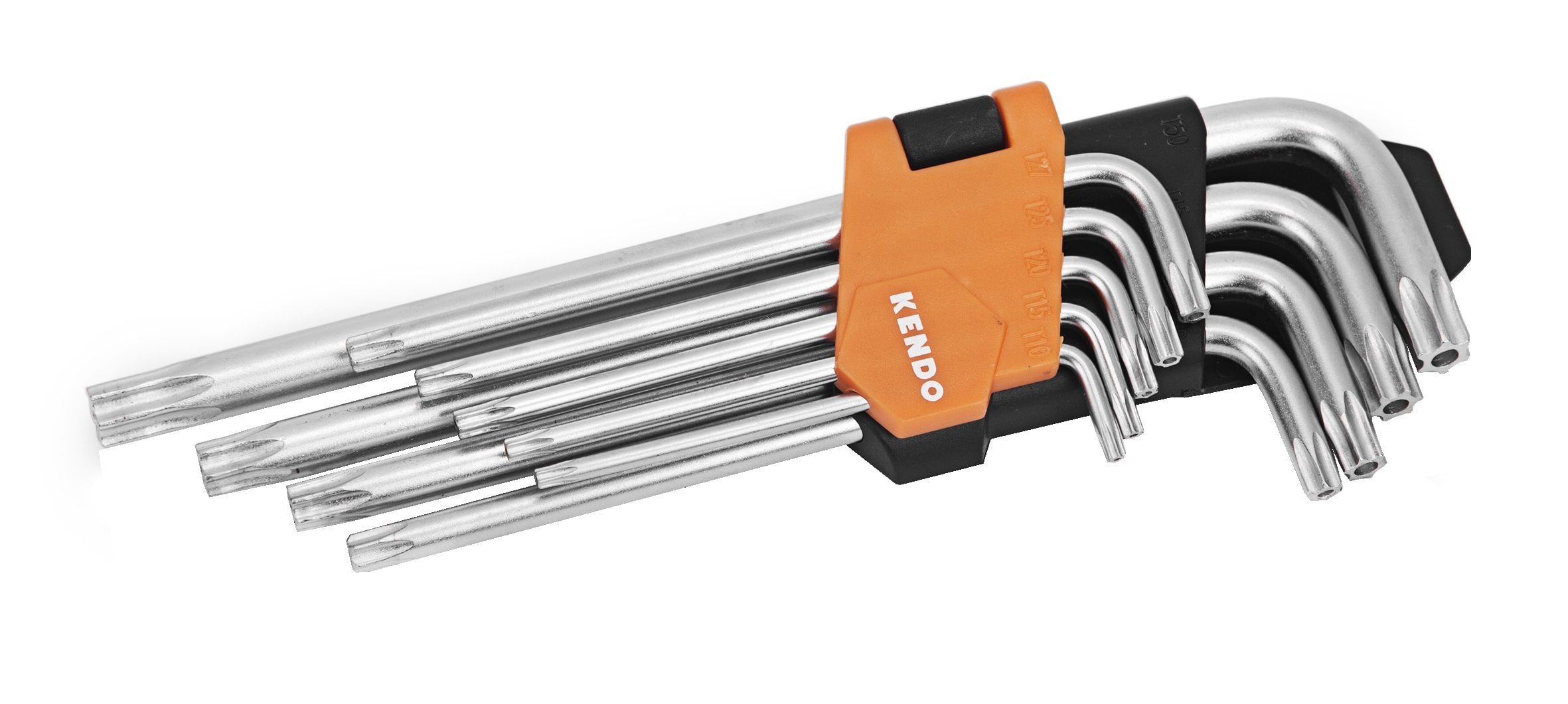 SET CHIAVI MASCHIO TORX LUNGHE KENDO 9 PEZZI T10,15,20,25,27,30,40,45,50