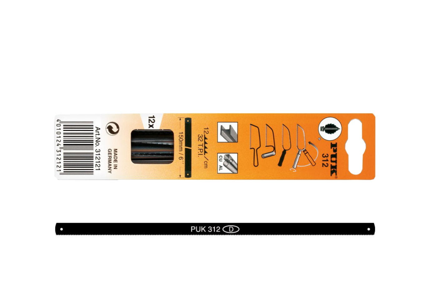 LAMA ORIGINALE PUK PER METALLO 150 mm