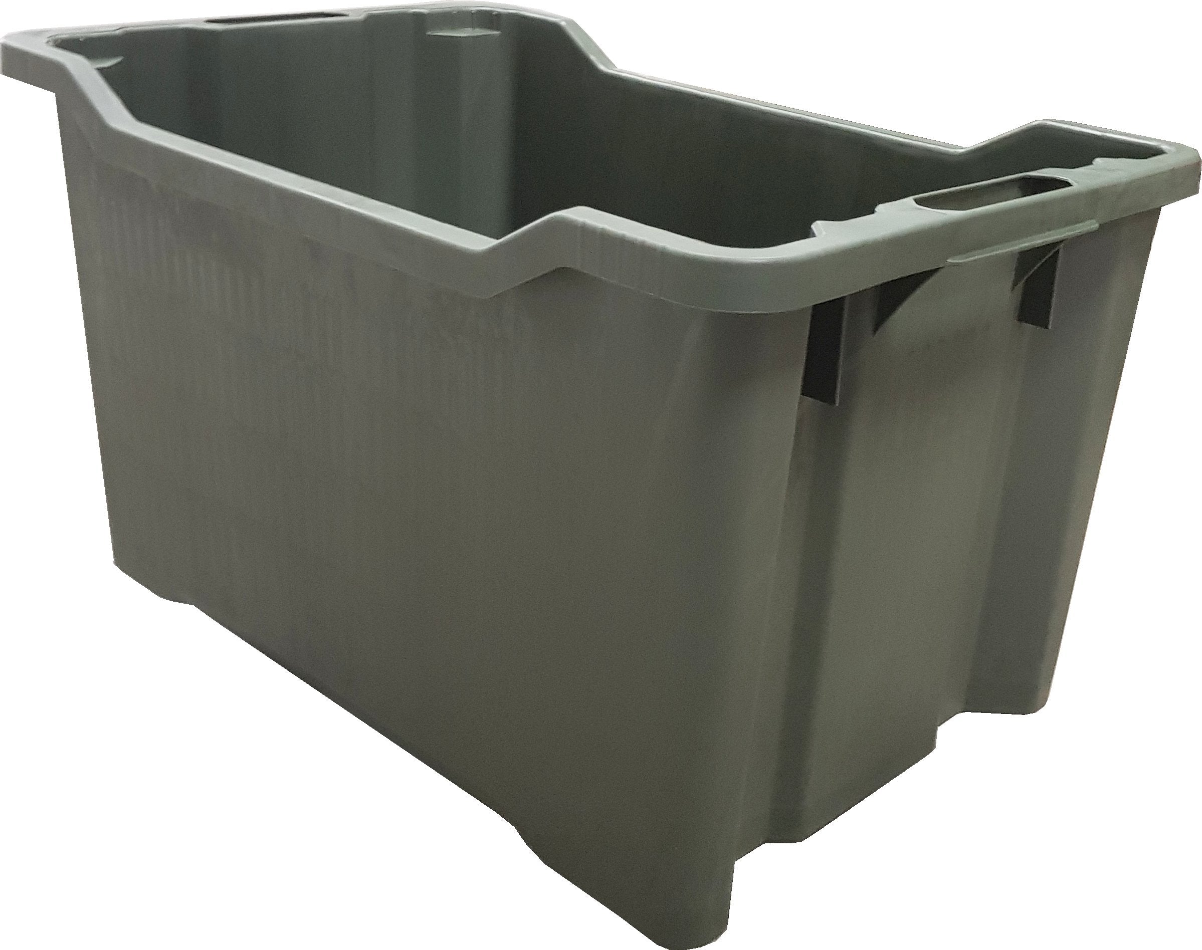 CASSETTA AGRICOLA SOVRAPPONIBILE E IMPILABILE CHIUSA 40 lt - 52x36x31 cm