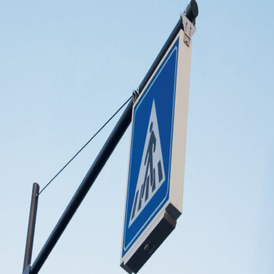 PANNEAU DE SIGNALISATION ROUTIÈRE FIG. 303 « PASSAGE PIÉTON » Ø 60 cm