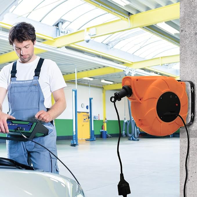AVVOLGICAVO ELETTRICO AUTOMATICO CARDINALE A MOLLA 15 mt (13+2)