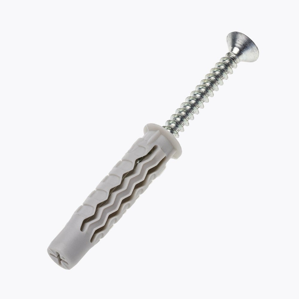 TASSELLO CON VITE 'BT02' Ø 6x38 mm - vite 4x50 mm