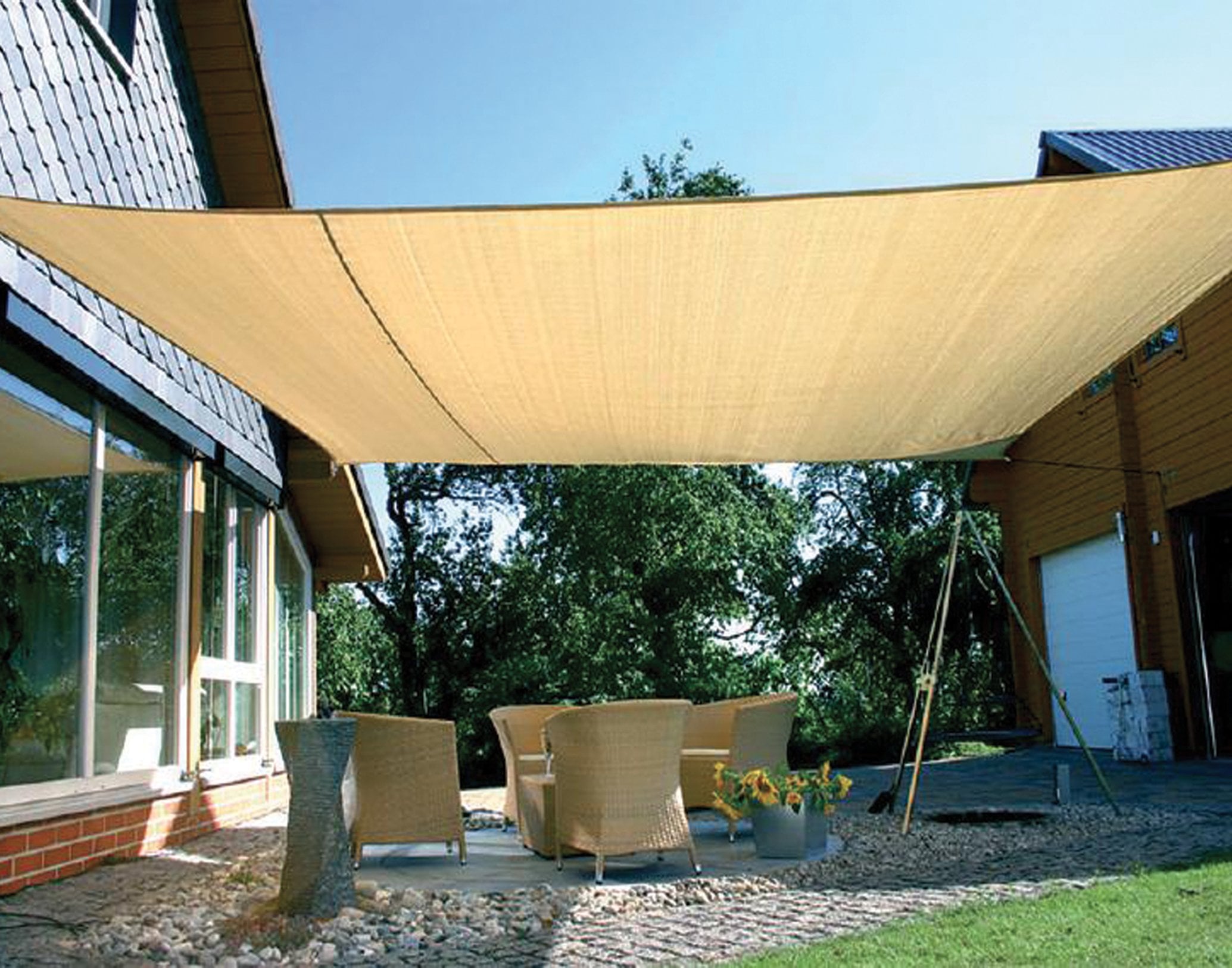 Sonnensegel quadratisch CARDINALE 3,6x3,6 m