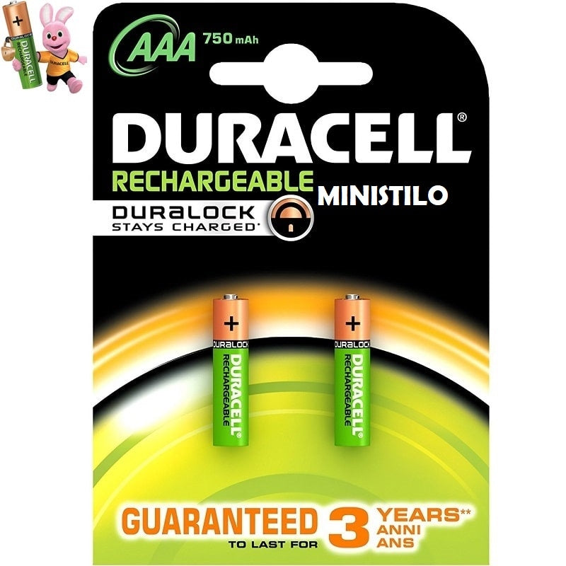 PILE RICARICABILI 'VALUE' MINISTILO 750 mAh - Blister 2 Pezzi