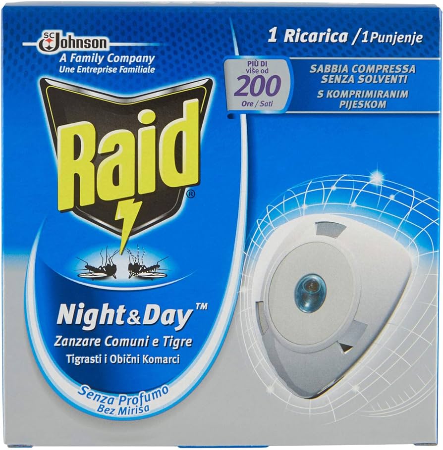 RAID RICARICA 'NIGHT & DAY' Confezione 1 ricarica