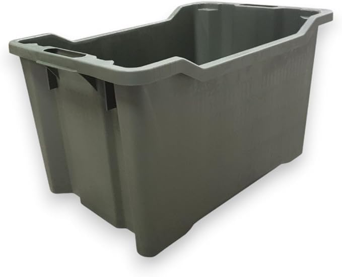 CASSETTA AGRICOLA SOVRAPPONIBILE E IMPILABILE CHIUSA 40 lt - 52x36x31 cm