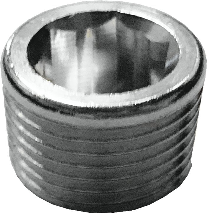 TAPPO CON FILETTO CAVA ESAGONALE 1/4"