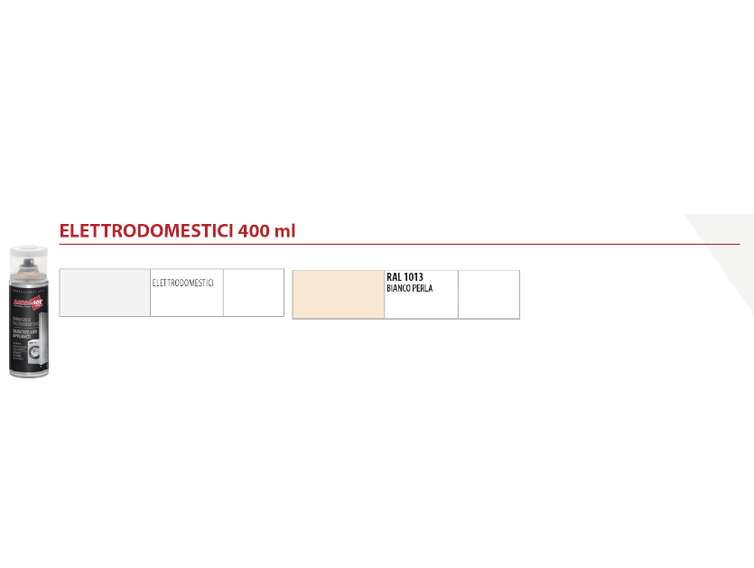 BOMBOLETTA SPRAY ACRILICO ELETTRODOMESTICI AMBROSOL 400 ml - Bianco perla