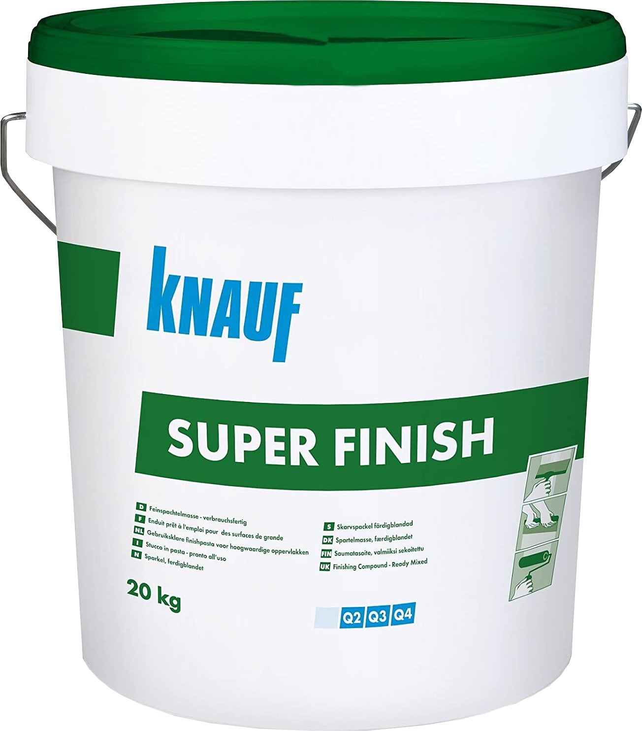 STUCCO IN PASTA 'SUPER FINISH' KNAUF 6 kg