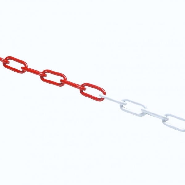CHAÎNE BICOLORE EN PLASTIQUE Ø 8 mm x 25 m