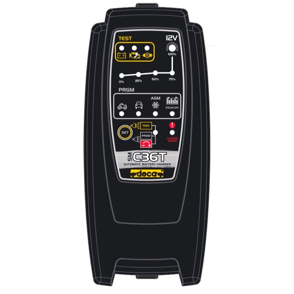 CHARGEUR DE BATTERIE « SMC36T » Tension de charge 12V