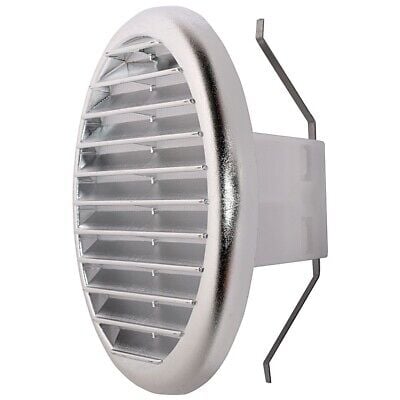 GRILLE D'AÉRATION CHROME UNIVERSELLE Ø 80>125 mm