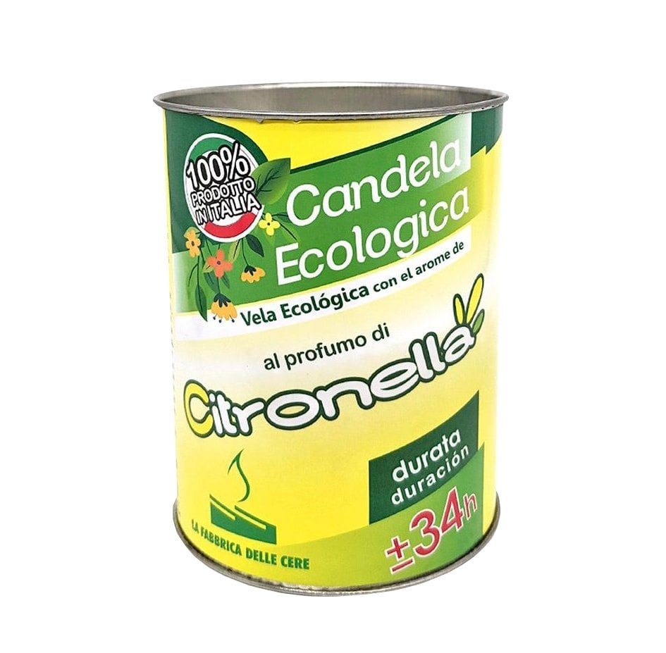 CANDELE ALLA CITRONELLA 'ECO' Ø 6x8h cm