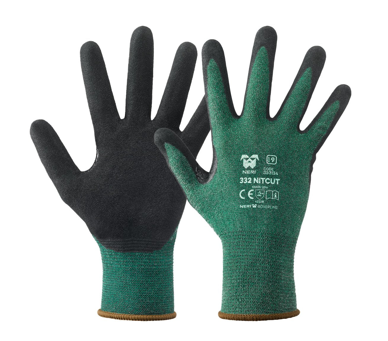 GUANTO PROFESSIONALE ANTITAGLIO 'NITCUT' NERI Tg. 9