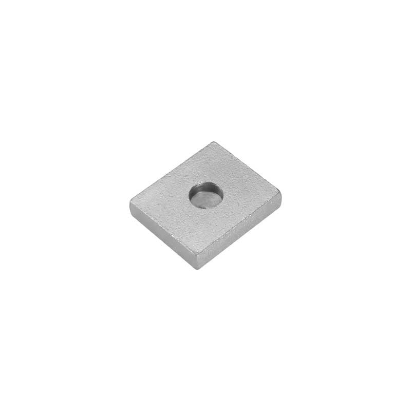 PIASTRA PER PERNO INFERIORE PER CANCELLI Ø 24 mm