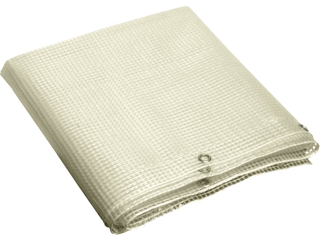 GEÖSTES PLANENNETZ KARMINROT 2x3 m
