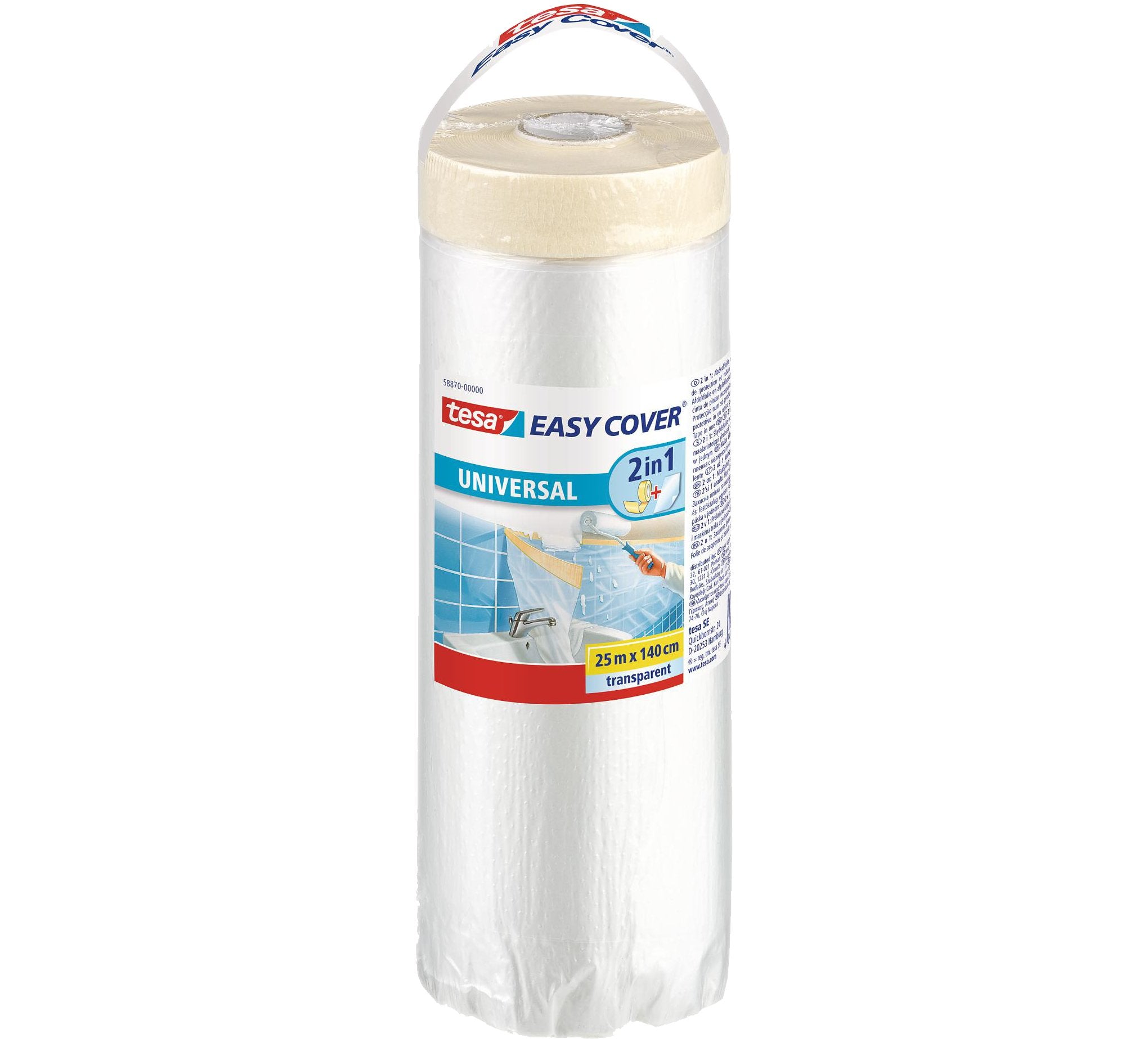 EASY COVER FILM UNIVERSAL TESA mm 1400x25 mt