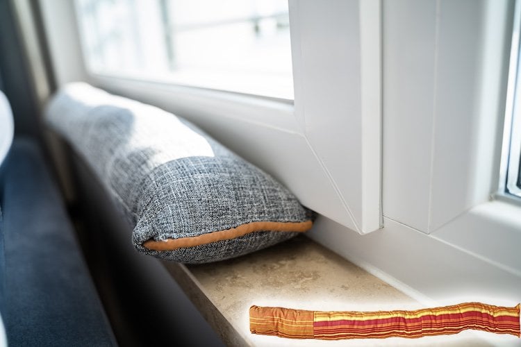 BAS DE PORTE ET DE FENÊTRE EN TISSU 120 cm
