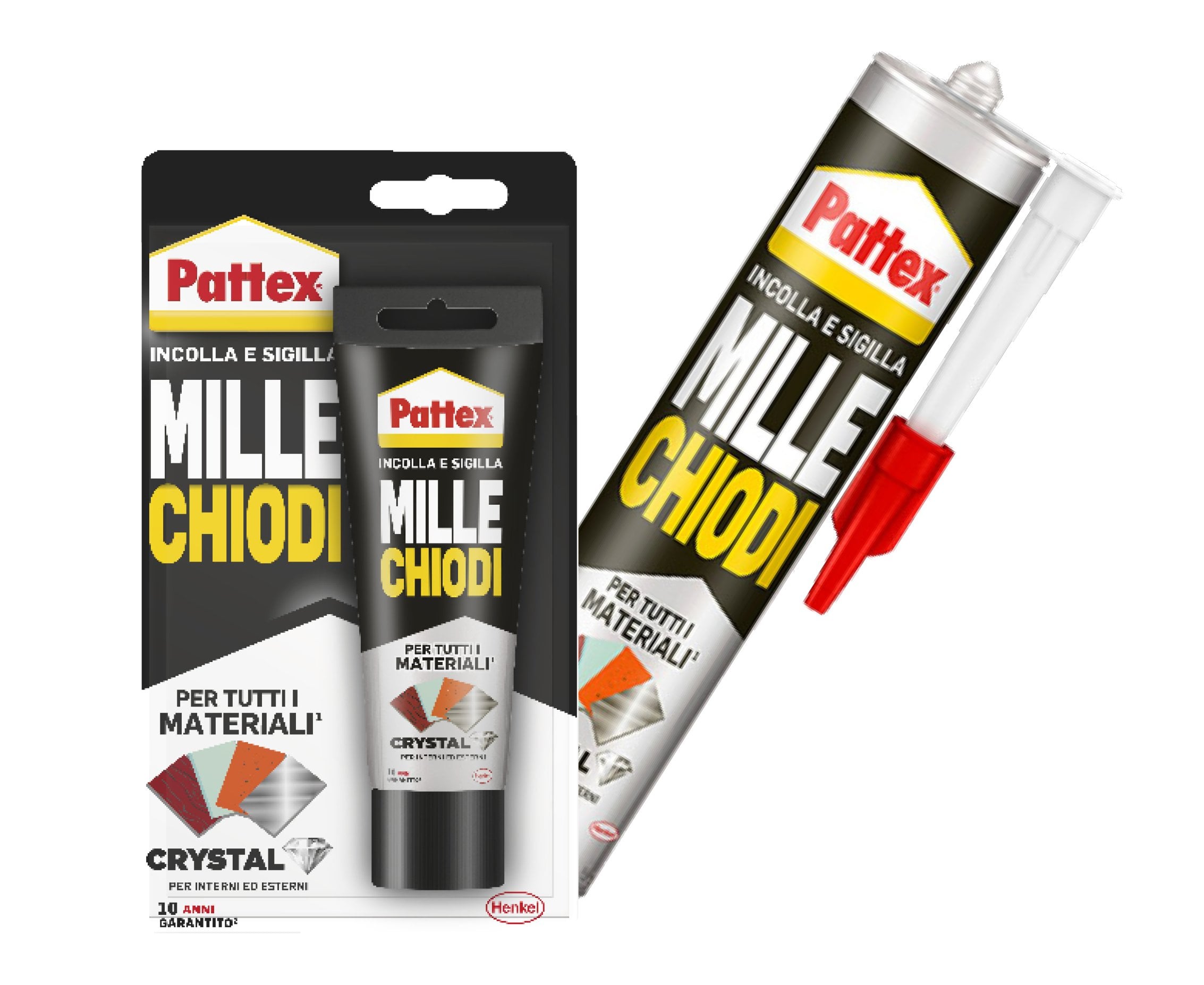 SIGILLANTE 'MILLECHIODI CRYSTAL' 290 gr - in cartuccia