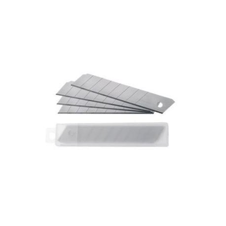 LAMA DI RICAMBIO PER CUTTER PROFESSIONALE METRICA 'BLACK BLADE' 18x100x0,7 mm - Confezione 10 pezzi