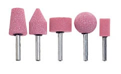 SERIE MOLE ABRASIVE 'PG' 5 pezzi - gambo Ø 3 mm
