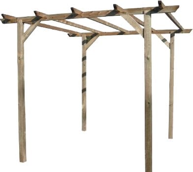 PERGOLA EN BOIS 'BASIC' 300x300x240h cm