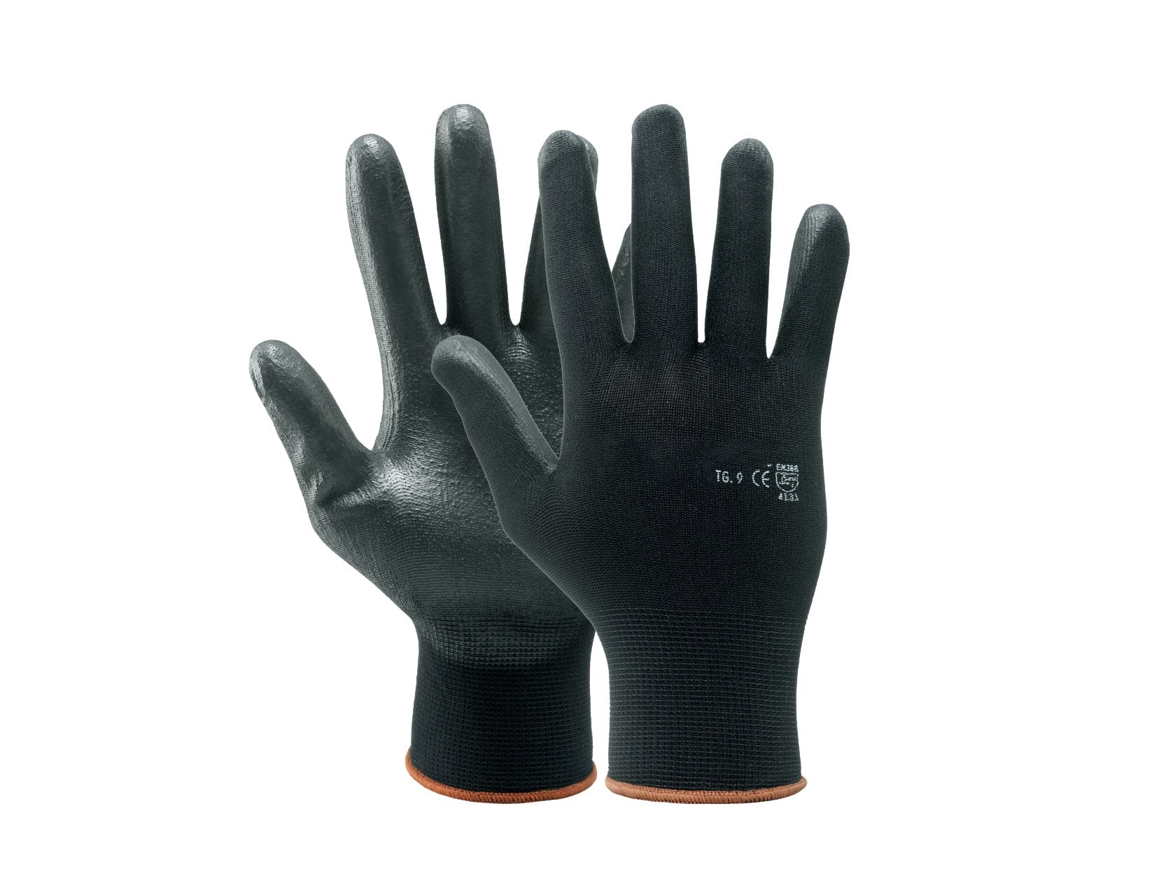 GUANTO POLIESTERE/POLIURETANO NERO CARDINALE Tg. 7