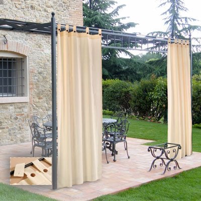 SONNENSEGEL FÜR GAZEBO 160x270 cm - Farbe ecru
