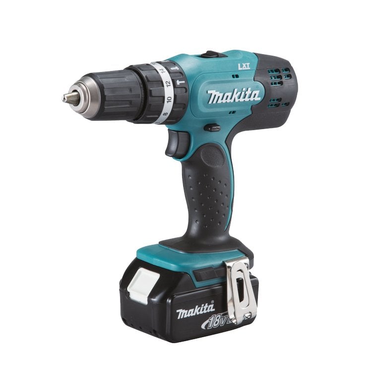 TRAPANO/AVVITATORE CON PERCUSSIONE A BATTERIA 'DHP453RFE' MAKITA 18V 3,0Ah