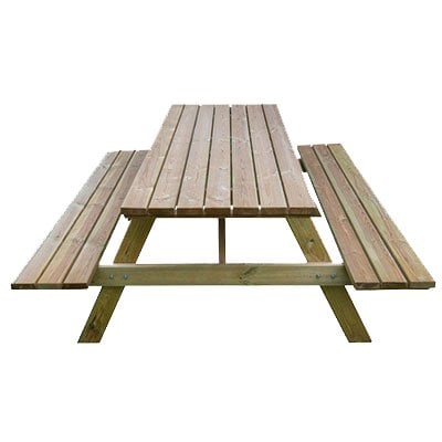 TABLE DE PIQUE-NIQUE EN BOIS 180x120x70h cm