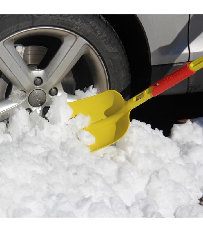 KLAPPBARE SCHNEESCHAUFEL