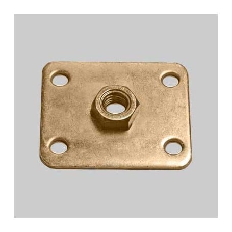 PIASTRA CON DADO SALDATO  M12 - 50x60x3 mm
