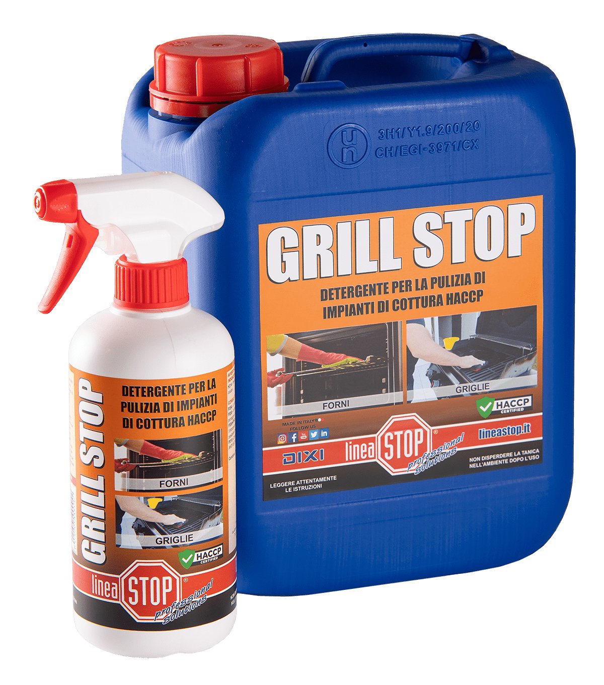 PULITORE PER GRIGLIE E FORNI 'GRILL STOP' 750 ml