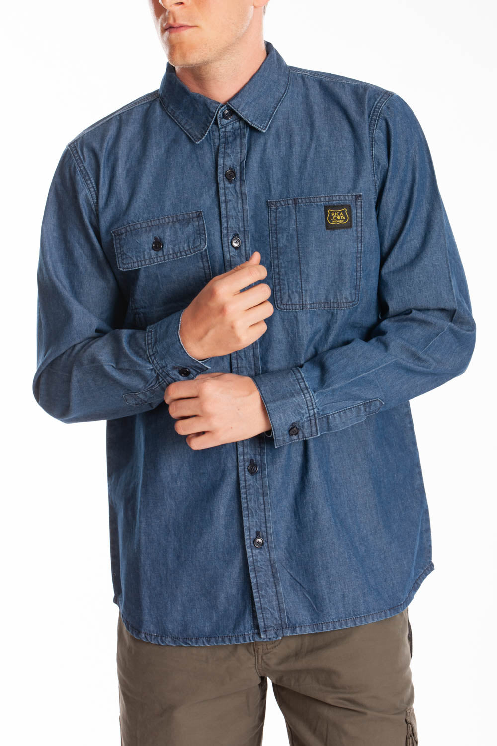 CHEMISE DE TRAVAIL EN JEAN 'MATT RICA LEWIS Taille M