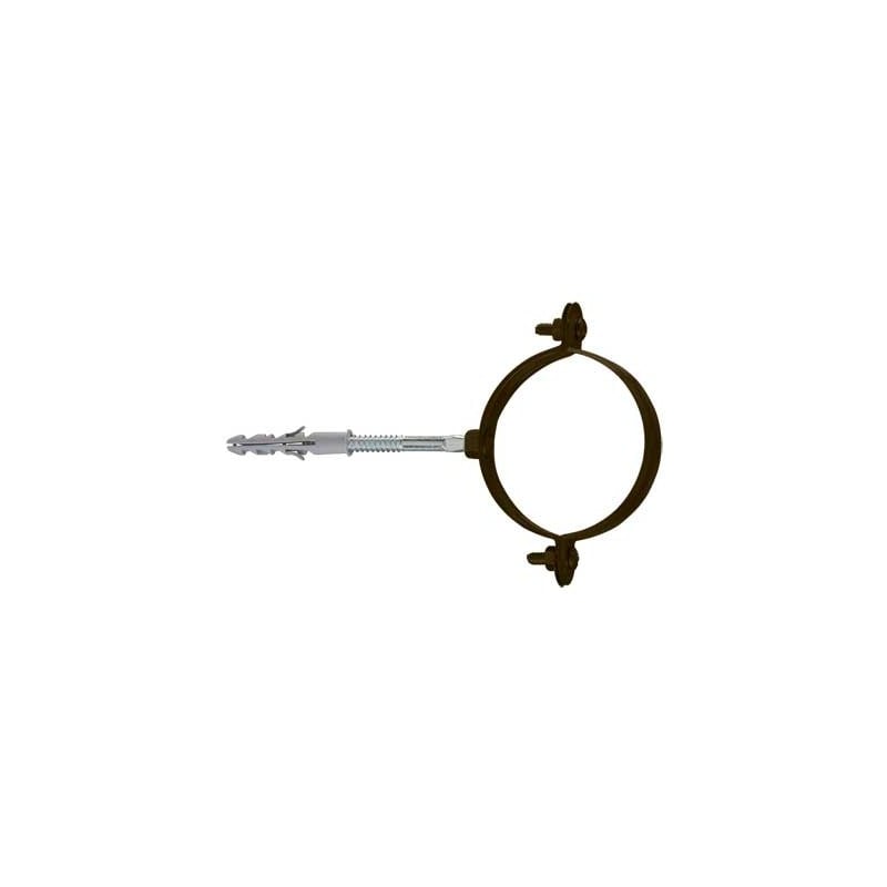 RUNDES REGENROHR-SCHELLEN VORLACKIERT Ø 80 mm