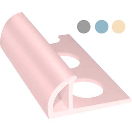 PROFILO 'JOLLY' PER RIVESTIMENTI COLORATO H. 8 mm - giallo avana - barra 2,50 mt