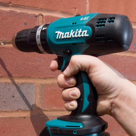 TRAPANO/AVVITATORE CON PERCUSSIONE A BATTERIA 'DHP453RFE' MAKITA 18V 3,0Ah