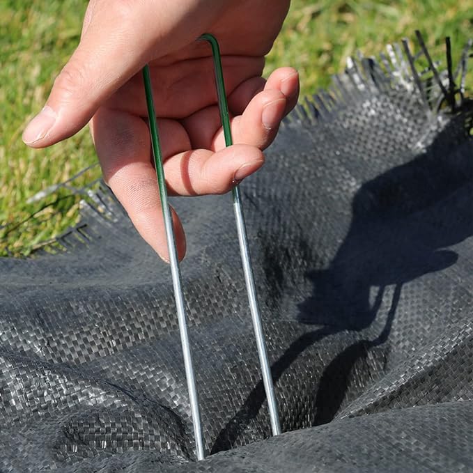 ERDNÄGEL 'U' ZUR BEFESTIGUNG VON RASEN 15 cm - Packung 20 Stück