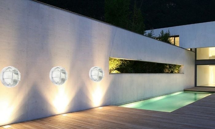 PLAFONNIER ROND « EFESTO » AVEC GRILLE Couleur Blanc