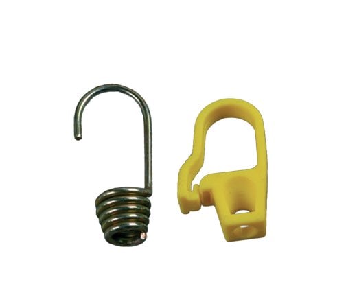 GANCIO PER TRECCIA ELASTICA CARDINALE In acciaio