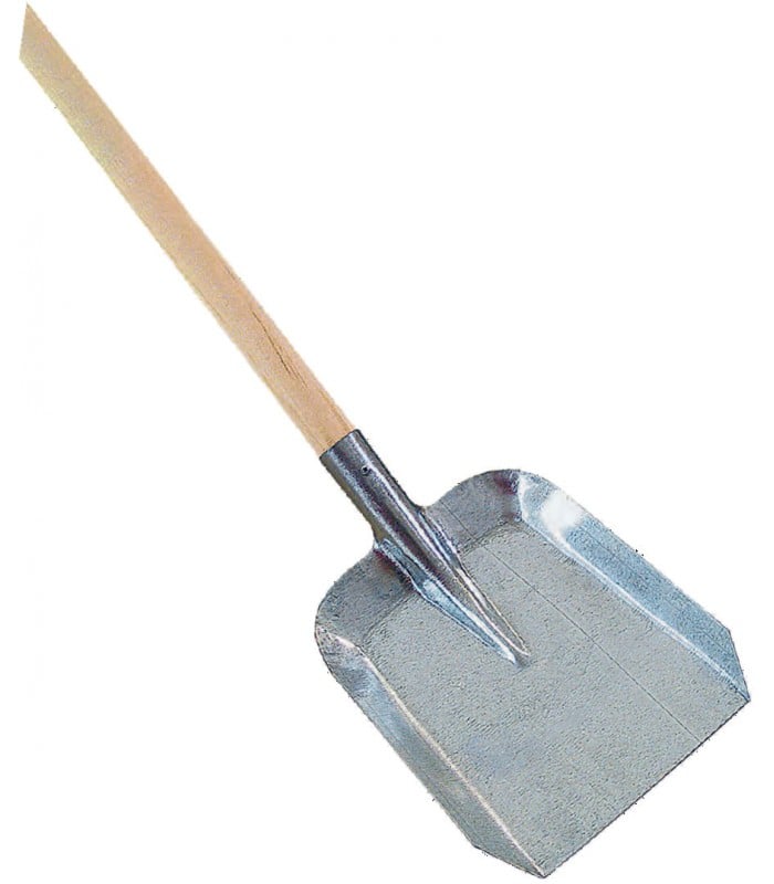 PALA PER CARBONE ZINCATA 24x30 cm